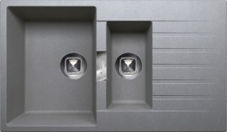 Мойка кухонная Tolero Loft TL-860 серый 473882